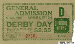 1952_Kentucky_Derby_Ticket_01